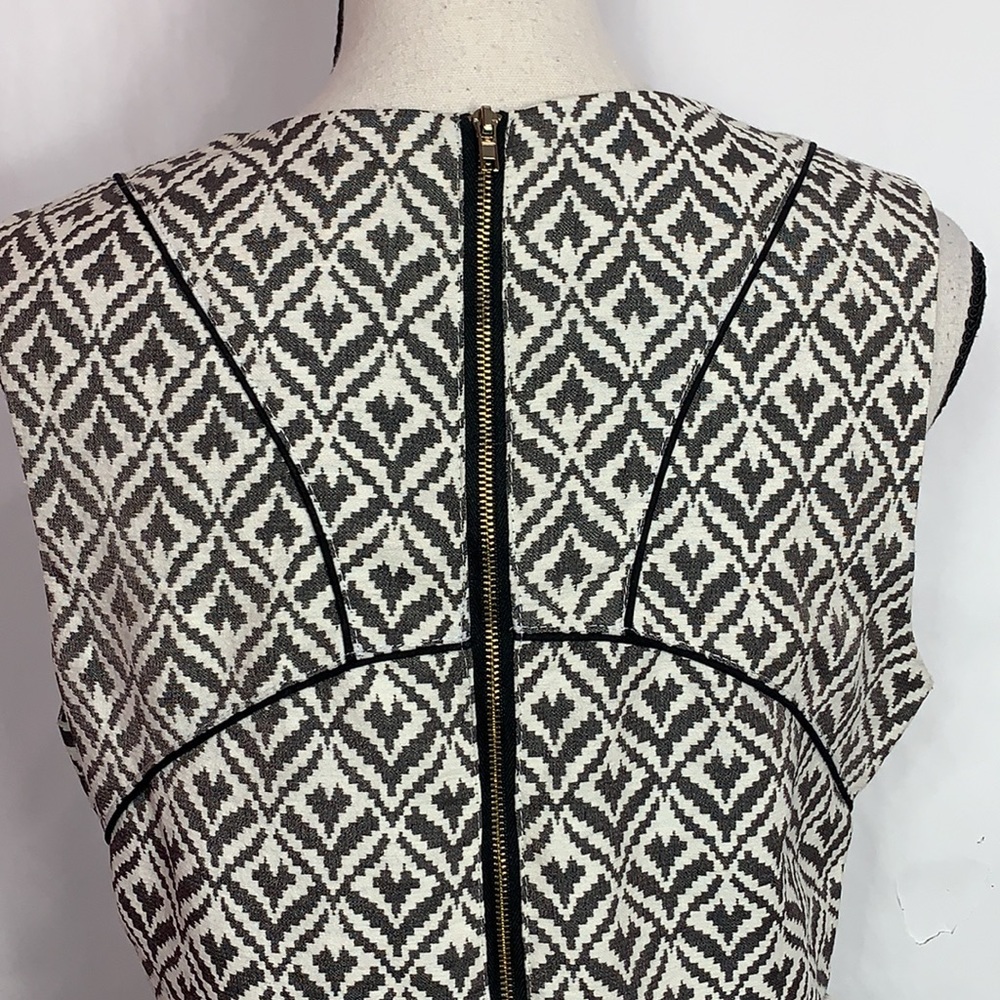 Anthropologie Under Skies sleeveless dress gathered at waist fully lined - Picture 6 of 8